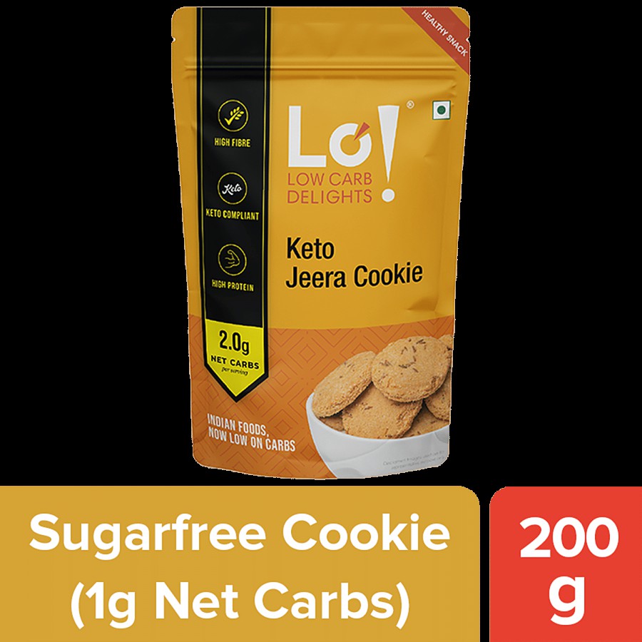 LO! Foods Keto Jeera Cookies - No Added Sugar