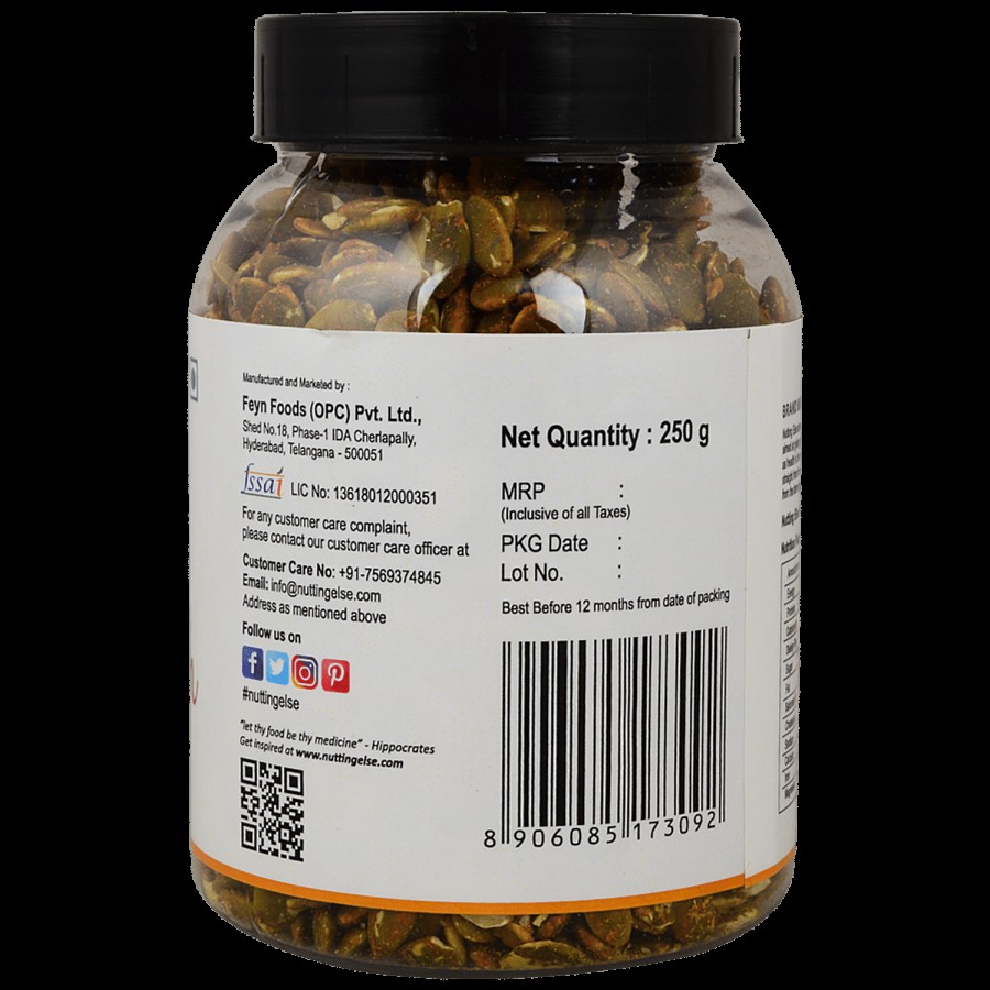 NUTTING ELSE Garlic Spiced Pumpkin Seeds - Rich In Nutrients & Antioxidants