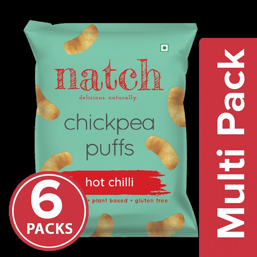 Natch Chickpea Puffs - Hot Chilli