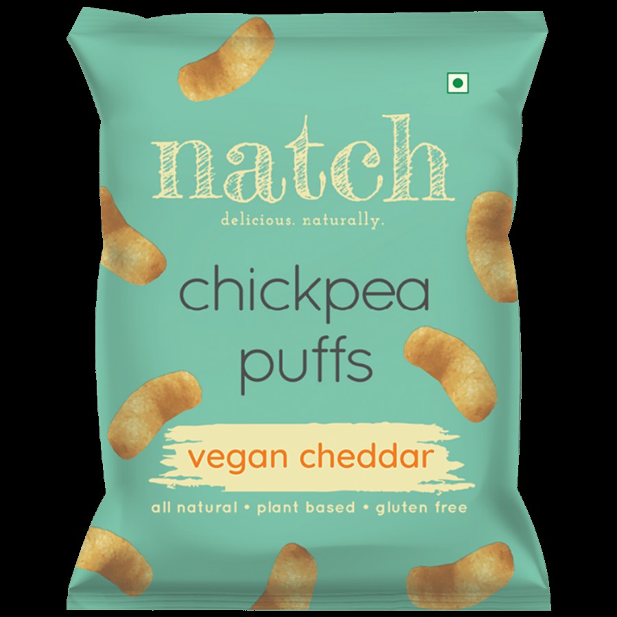 Natch Chickpea Puffs - Vegan Cheddar