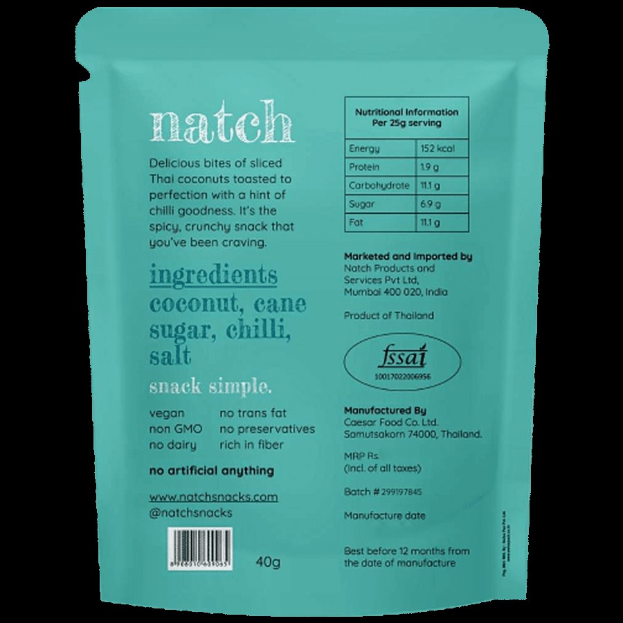 Natch Coconut Chips - Chilli