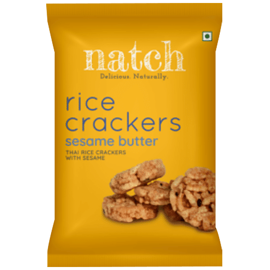 Natch Rice Crackers - Sesame Butter