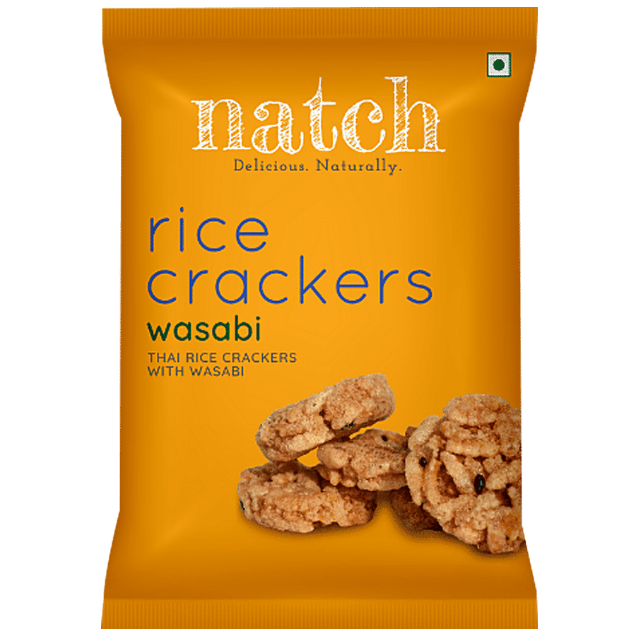 Natch Rice Crackers - Wasabi