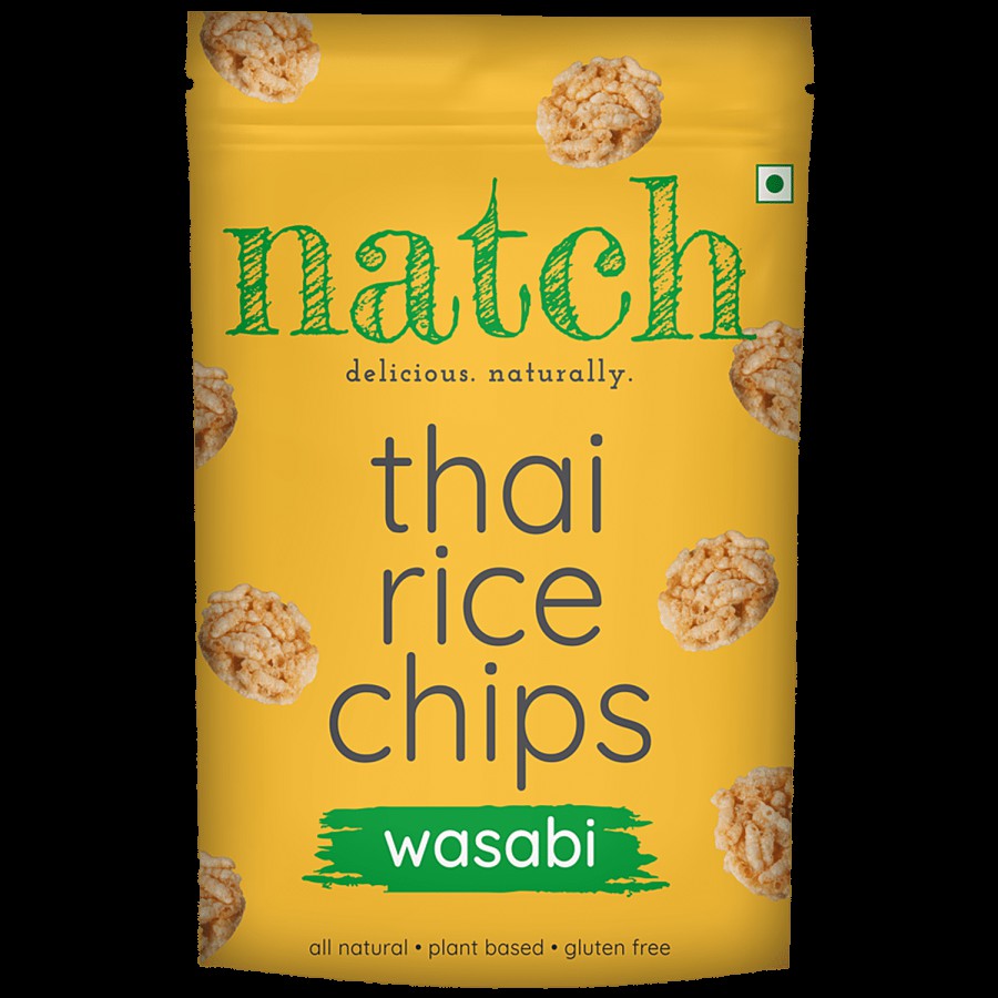 Natch Thai Rice Chips - Wasabi