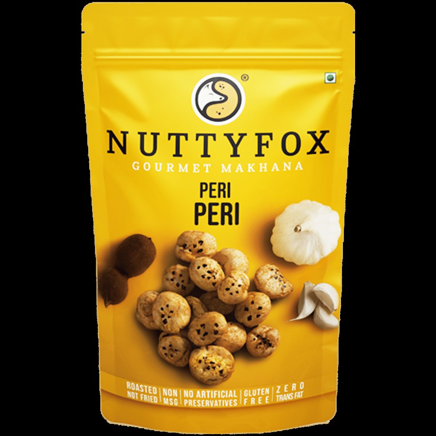 NuttyFox Gourmet Makhana - Peri Peri