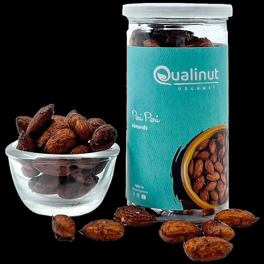 Qualinut Gourment Peri Peri Almonds - Hot & Crunchy