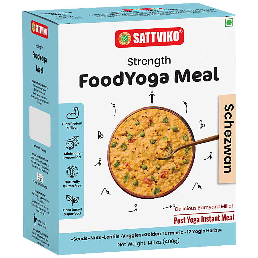 Sattviko Strength Food Yoga Meal - Schezwan Flavour