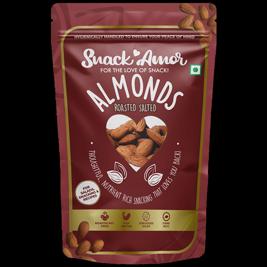 SnackAmor Almonds - Roasted & Salted