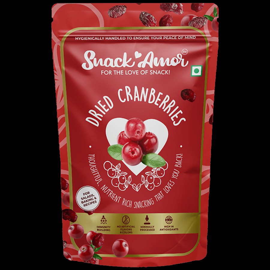 SnackAmor Dried Cranberries - Nutrient-Rich