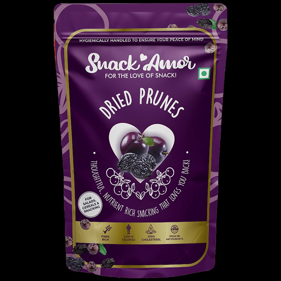 SnackAmor Dried Prunes - Fibre-Rich