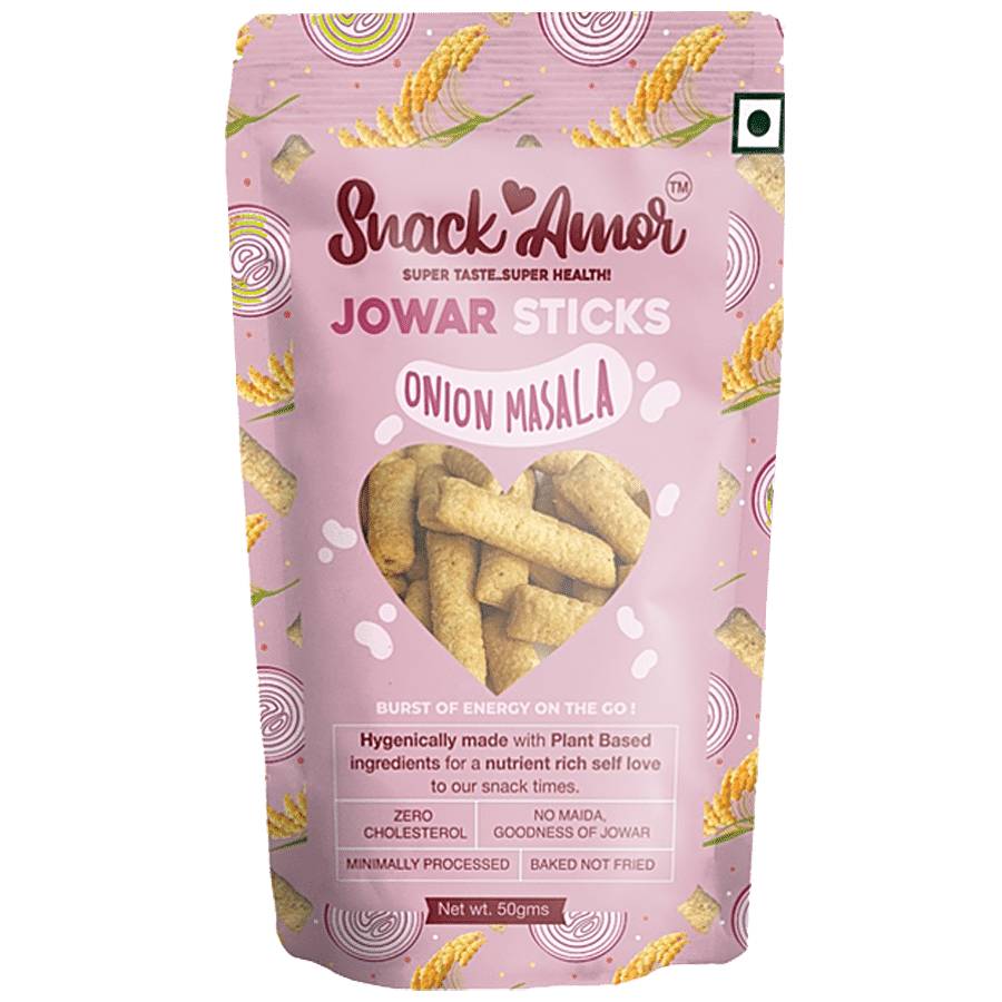 SnackAmor Jowar Sticks - Onion Masala