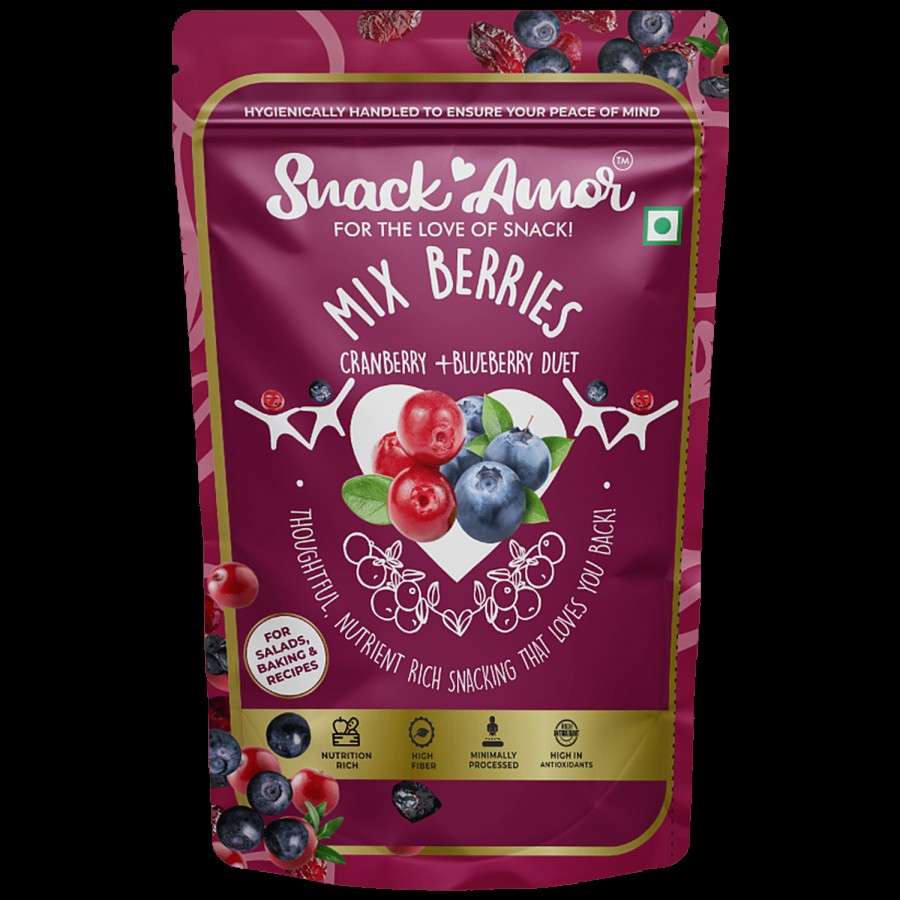 SnackAmor Mix Berries - Cranberries & Blueberries