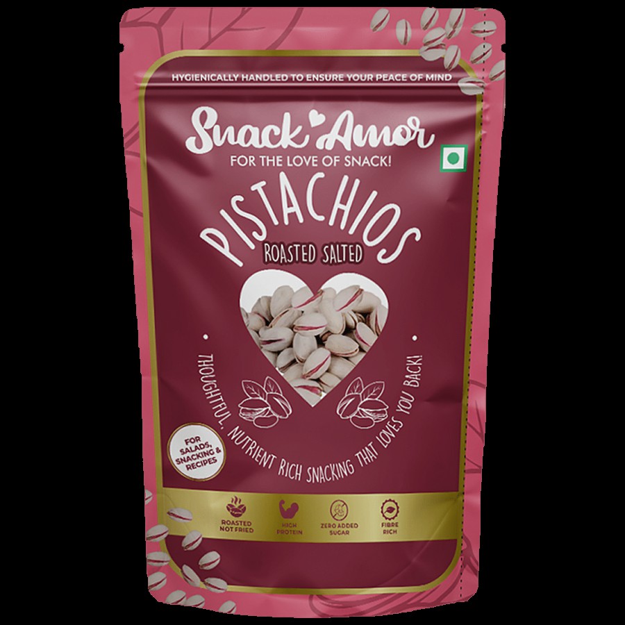 SnackAmor Pistachios - Roasted & Salted