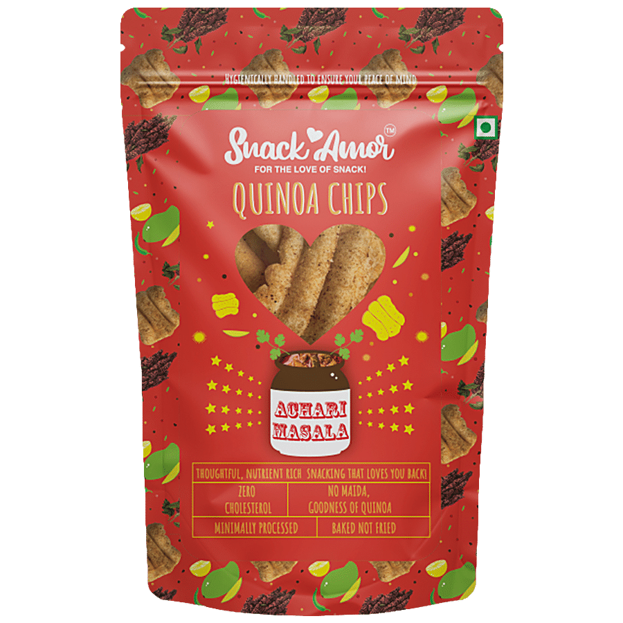 SnackAmor Quinoa Chips - Achari Masala