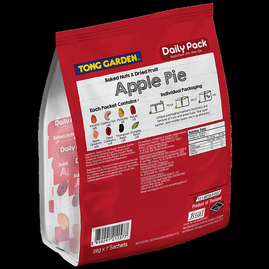 Tong Garden NutriOne Baked Nuts & Dried Fruits - Apple Pie