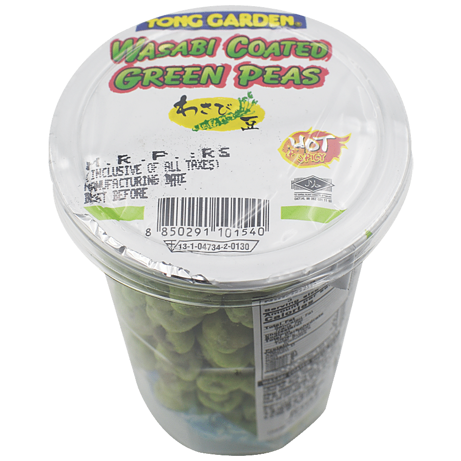 Tong Garden Wasabi Coated Green Peas - Horseradish Flavour