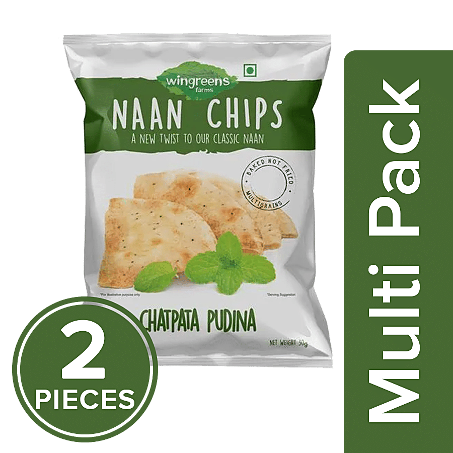 Wingreens Farms Chatpata Pudina Naan Chips