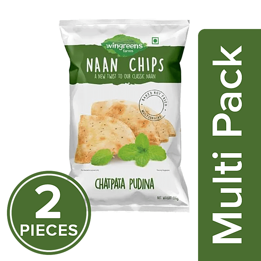 Wingreens Farms Chatpata Pudina Naan Chips