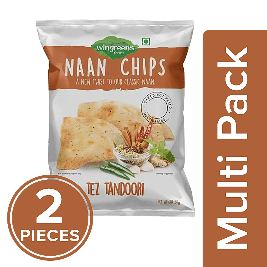 Wingreens Farms Tez Tandoori Naan Chips