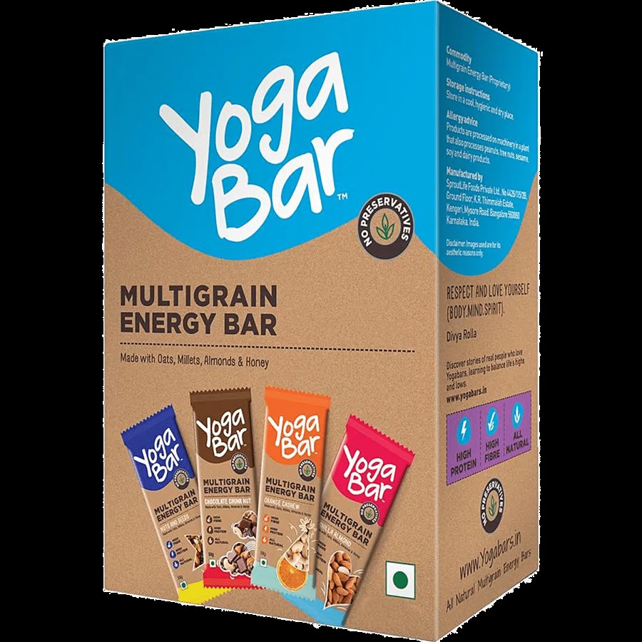 Yoga Bar Multigrain Variety Energy Bar - Chocolate