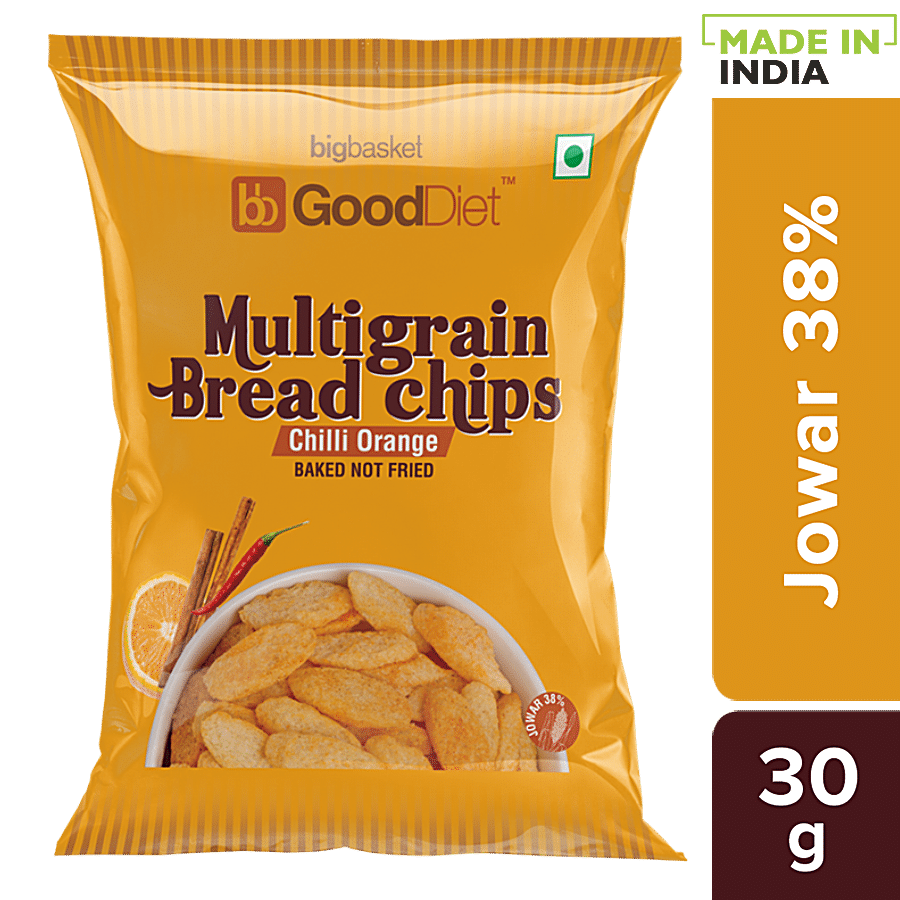 bb Gooddiet Multigrain Bread Chips - Chilli Orange