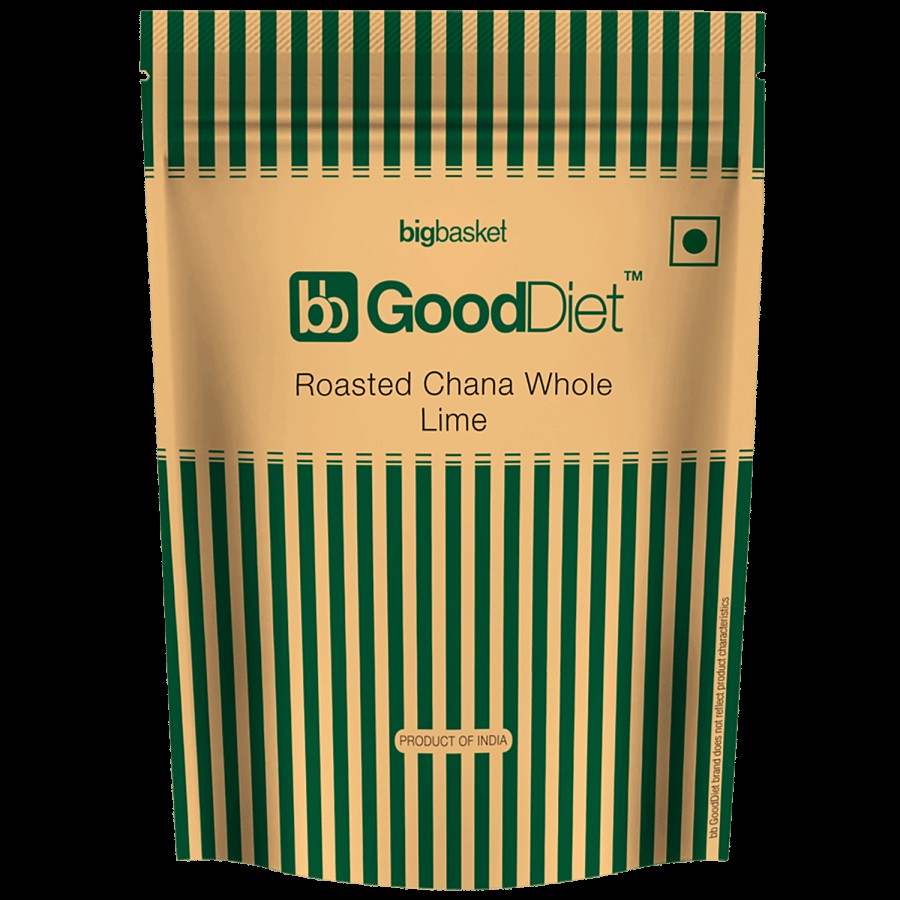 bb Gooddiet Roasted Chana Whole - Lime