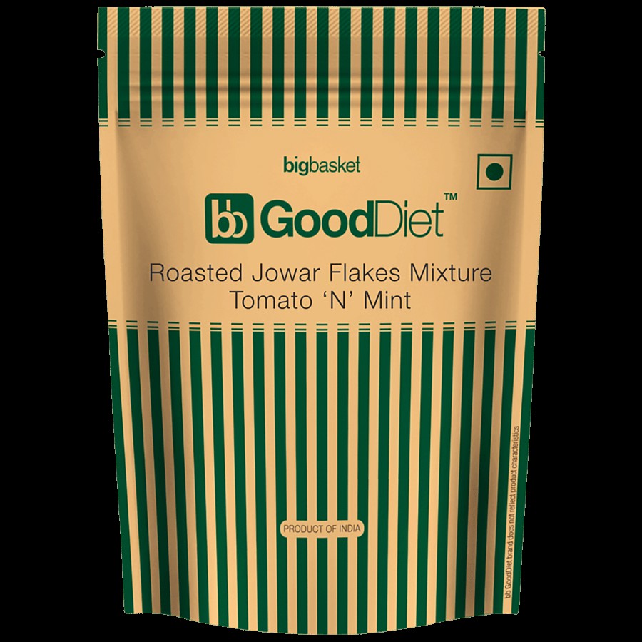 bb Gooddiet Roasted Jowar Flakes Mixture - Tomato 'N' Mint