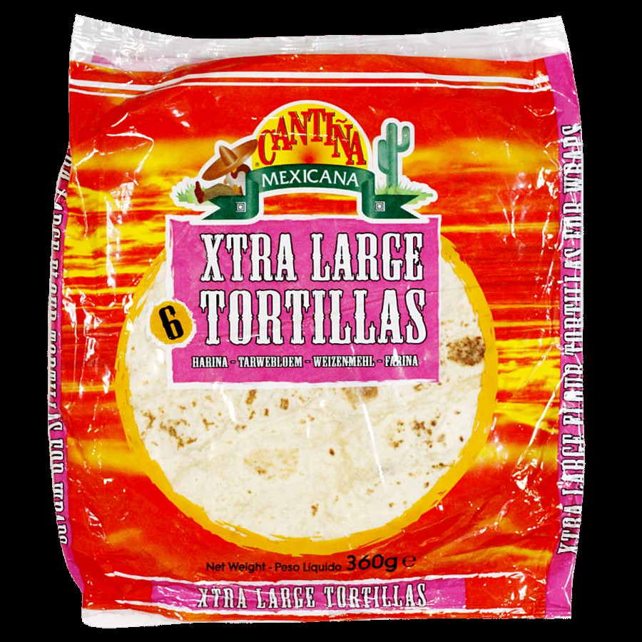 Cantina Mexicana 6 Xtra Large Tortillas