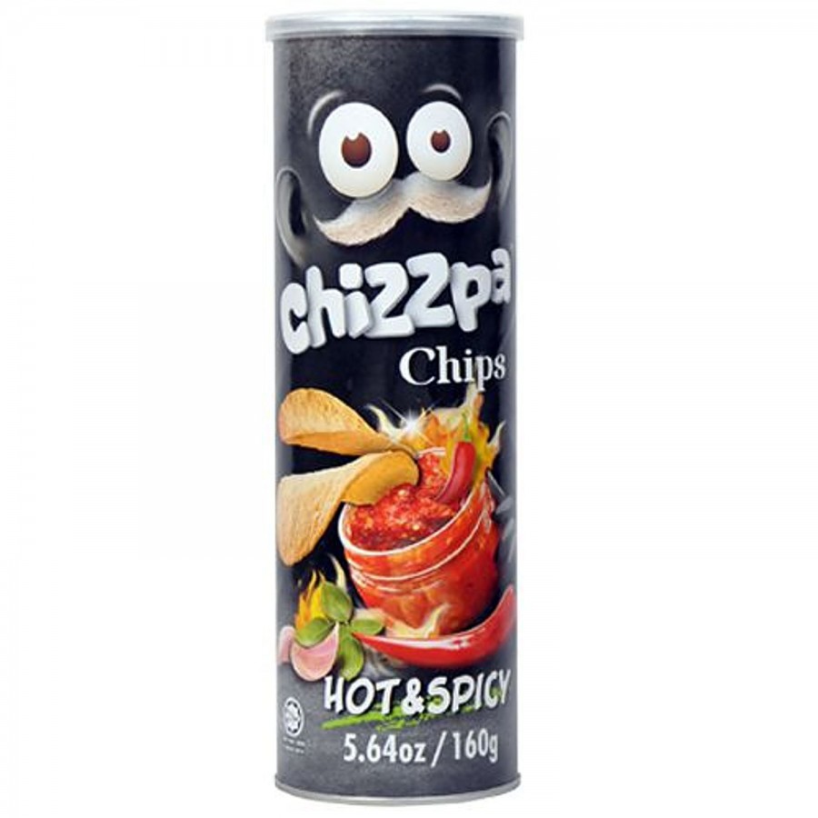 Chizzpa Potato Crisps Chips - Hot & Spicy