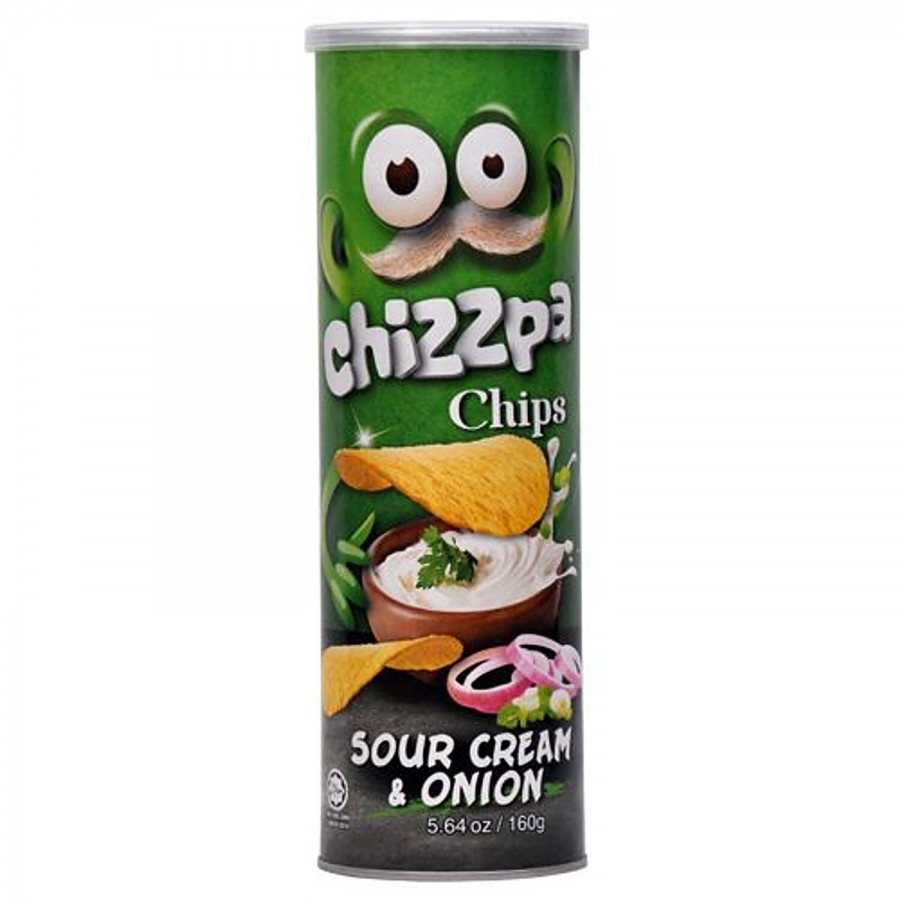 Chizzpa Potato Crisps Chips - Sour Cream & Onion