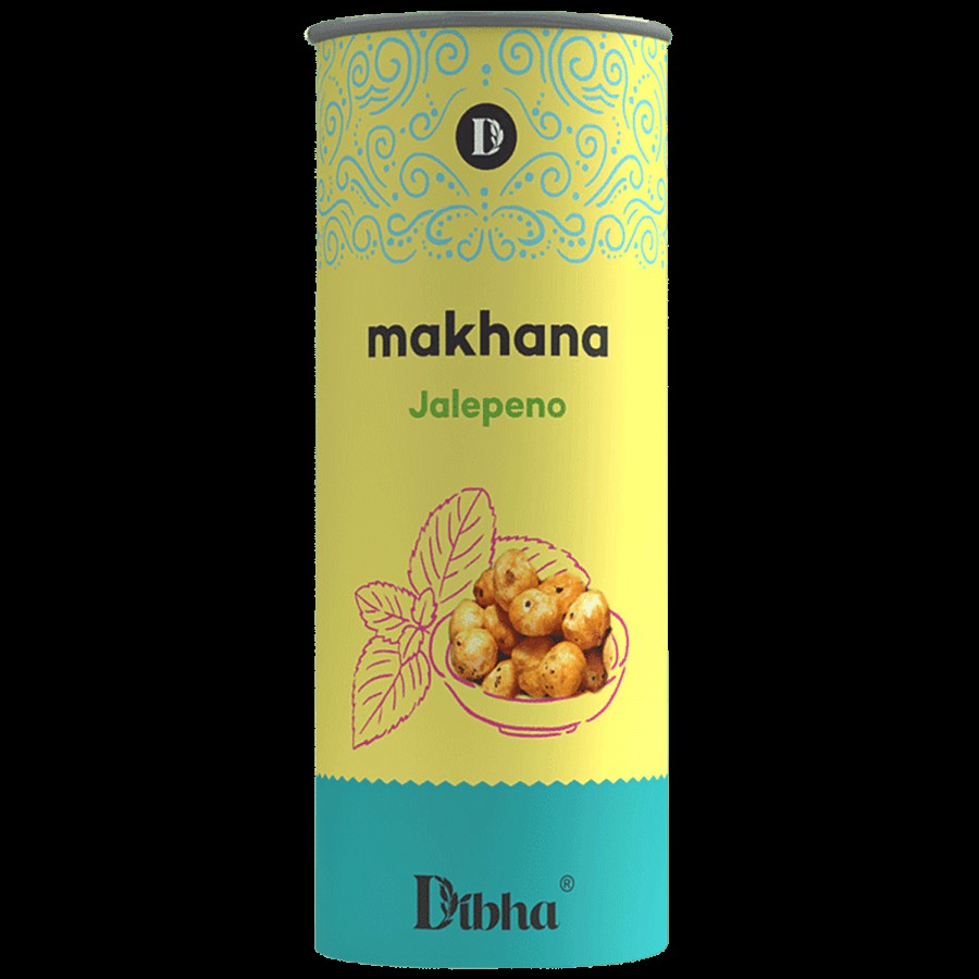 Dibha Jalapeno Makhana Fox Nut - Healthy Snack