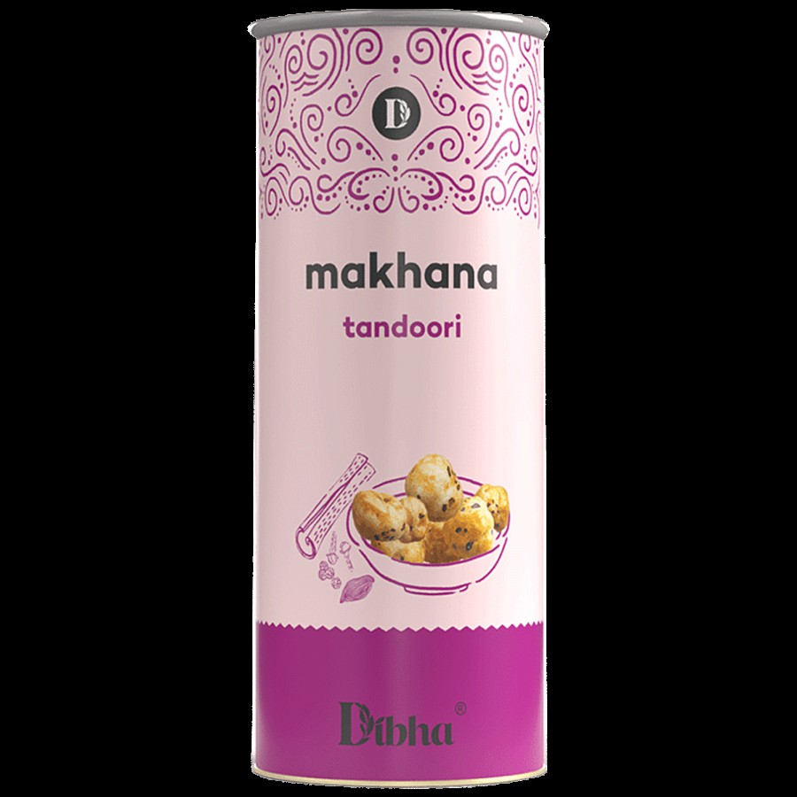 Dibha Tandoori Makhana Foxnut - Munchy Evening Snack