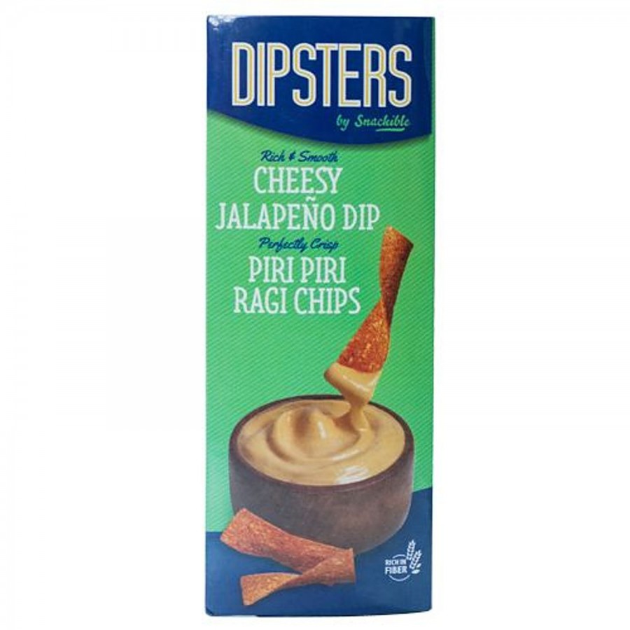 Dipsters Ragi Chips - Cheesy Jalapeno Dip