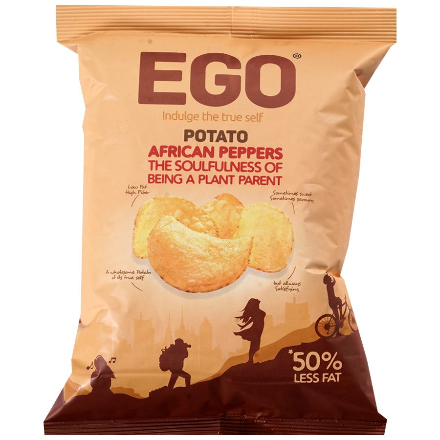 EGO Potato Chips- African Peppers Flavour