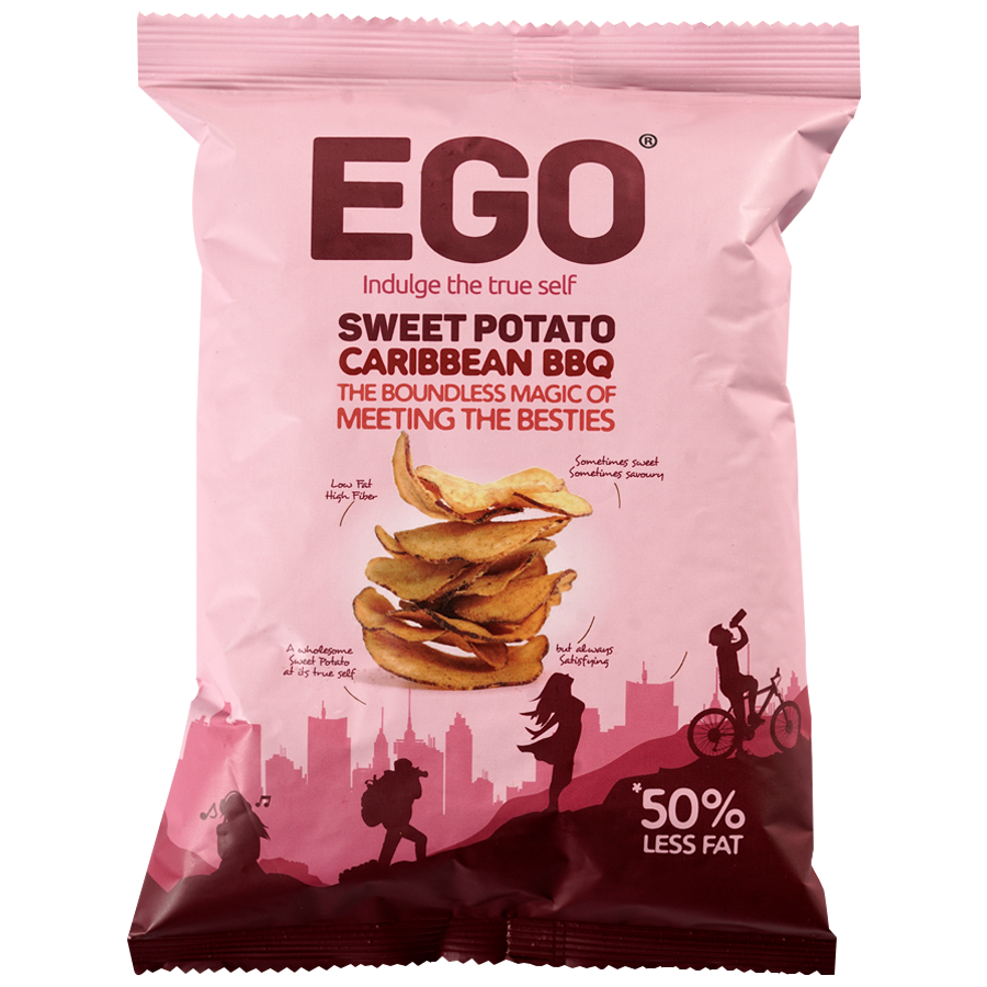 EGO Sweet Potato Chips - Caribbean BBQ Flavour