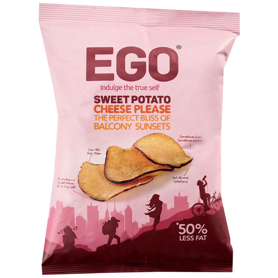 EGO Sweet Potato Chips - Cheese Please Flavour