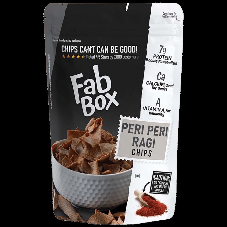 Fabbox Ragi Chips - Peri-Peri