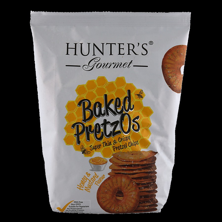 Hunter's Gourmet Baked Pretzos - With Honey & Mustard Flavour