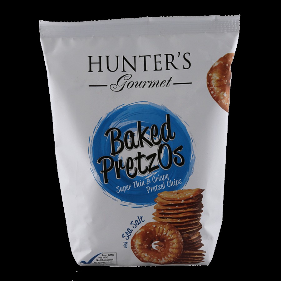 Hunter's Gourmet Baked Pretzos - With Sea Salt