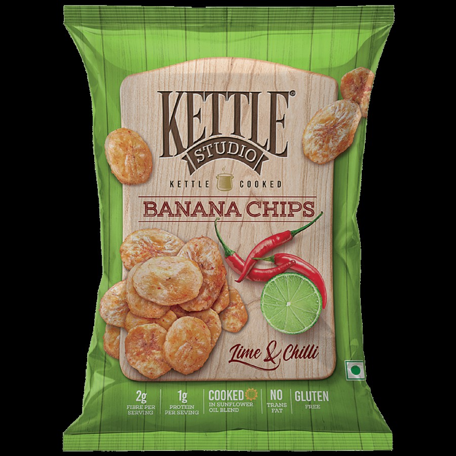 Kettle Studio Banana Chips - Lime & Chilli