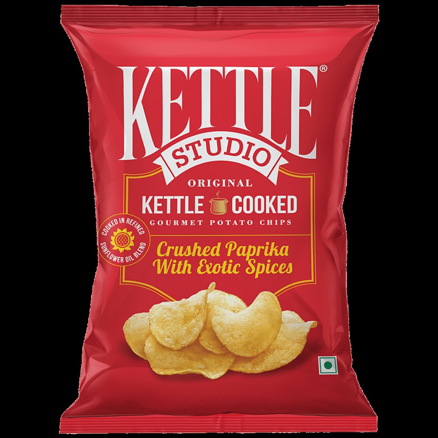 Kettle Studio Potato Chips - Crushed Paprika with Exotic Spices