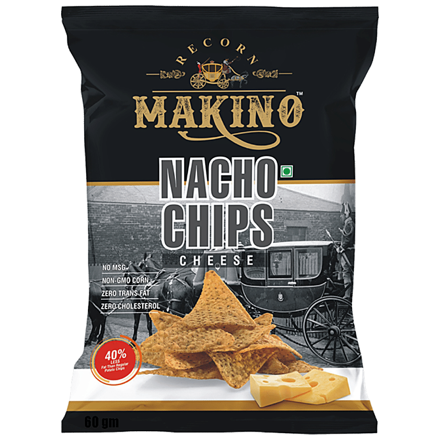 Makino Nacho Chips - Cheese + Jalapeno (100 g each) + Nacho Chips Sweet Chilli 60 g