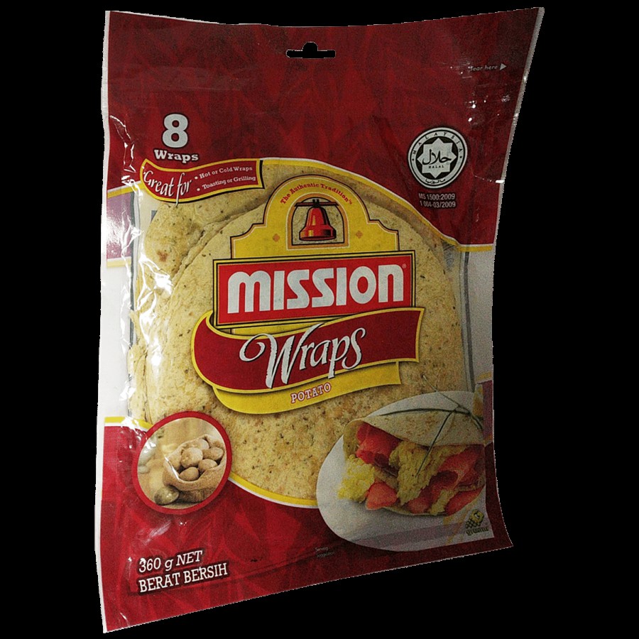 Mission Wraps 8 Wraps - Potato