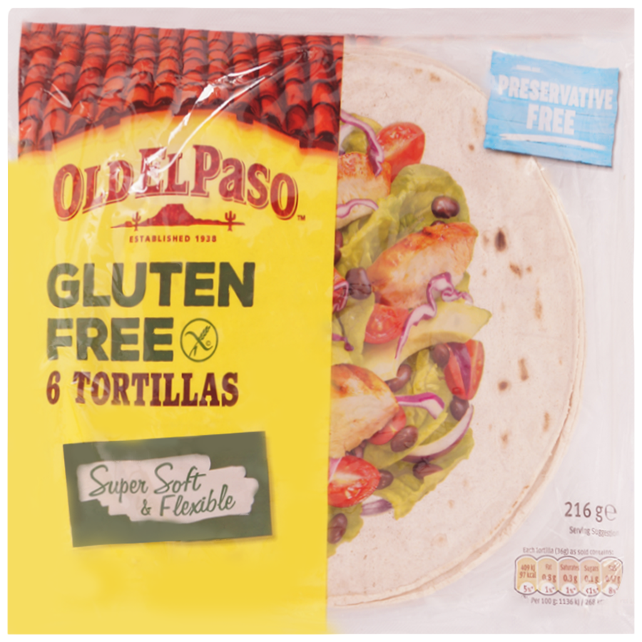 Old El Paso Gluten Free Tortillas