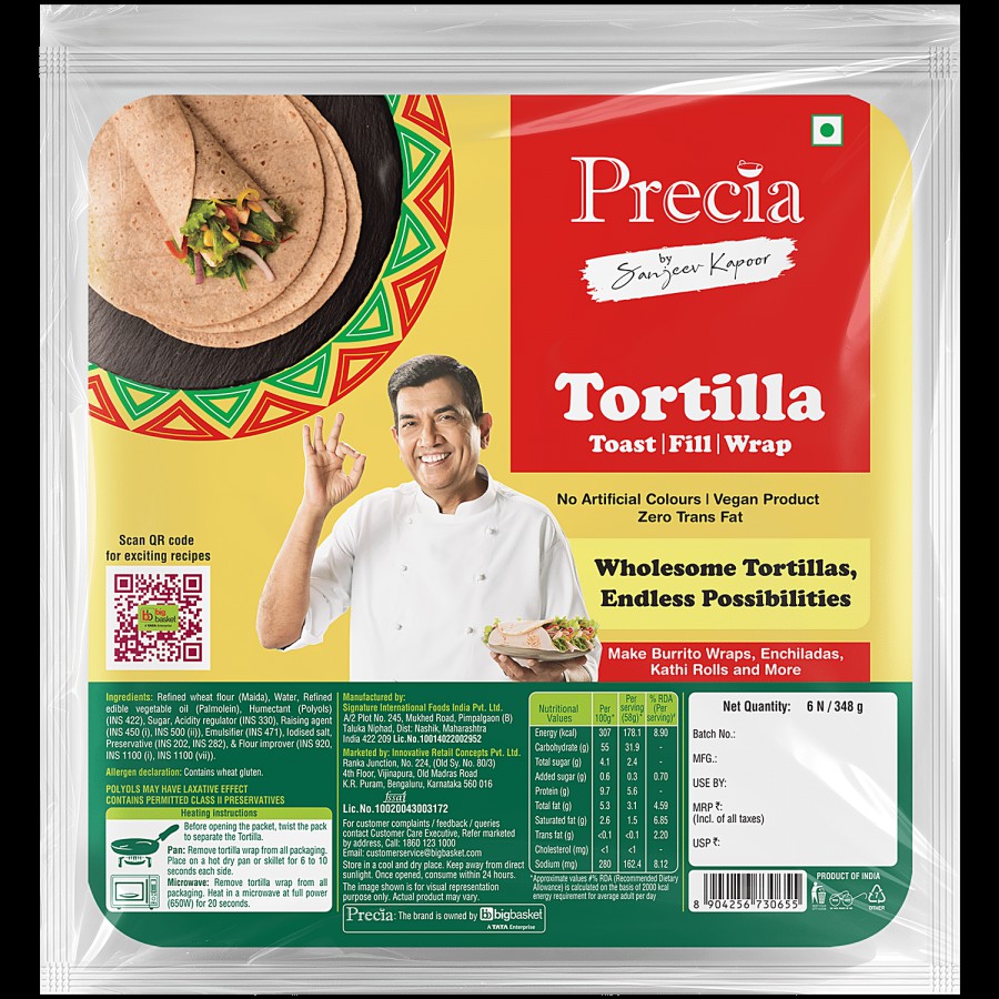 Precia Tortilla Wraps