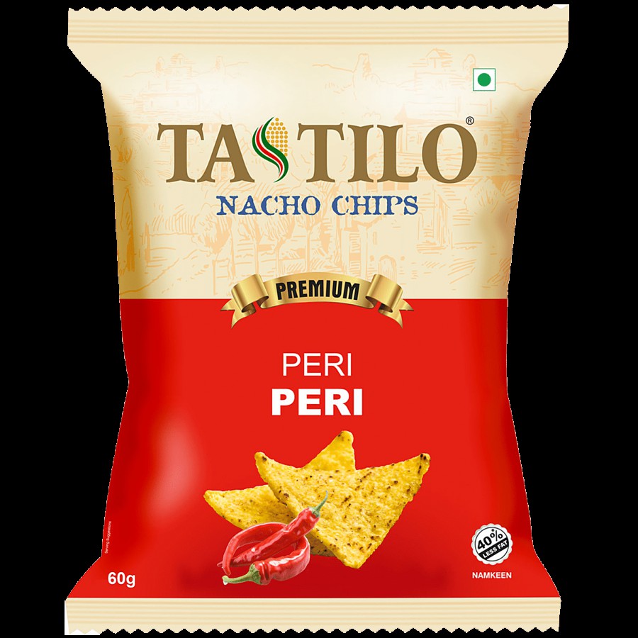 Tastilo Premium Peri Peri Nachos Chips - Zero Cholesterol