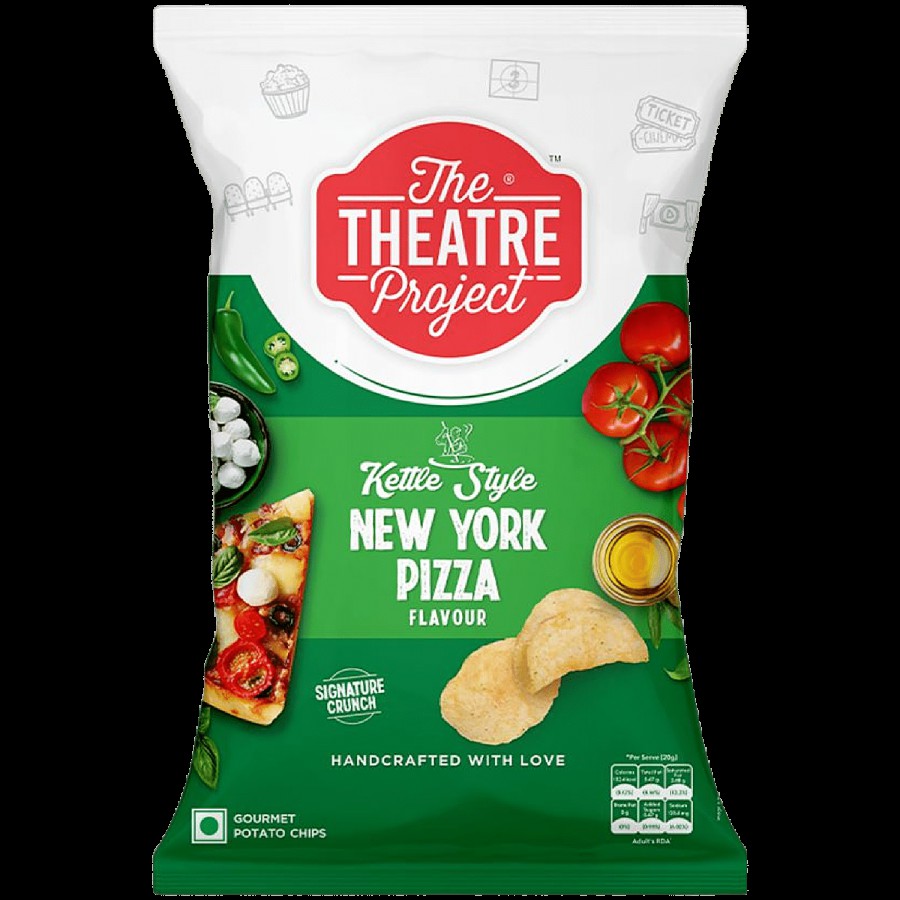 The Theatre Project Kettle Cooked Potato Chips - New York Pizza