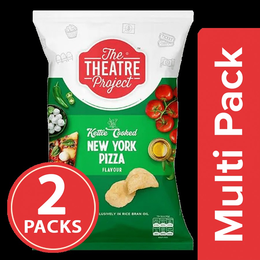 The Theatre Project Kettle Cooked Potato Chips - New York Pizza