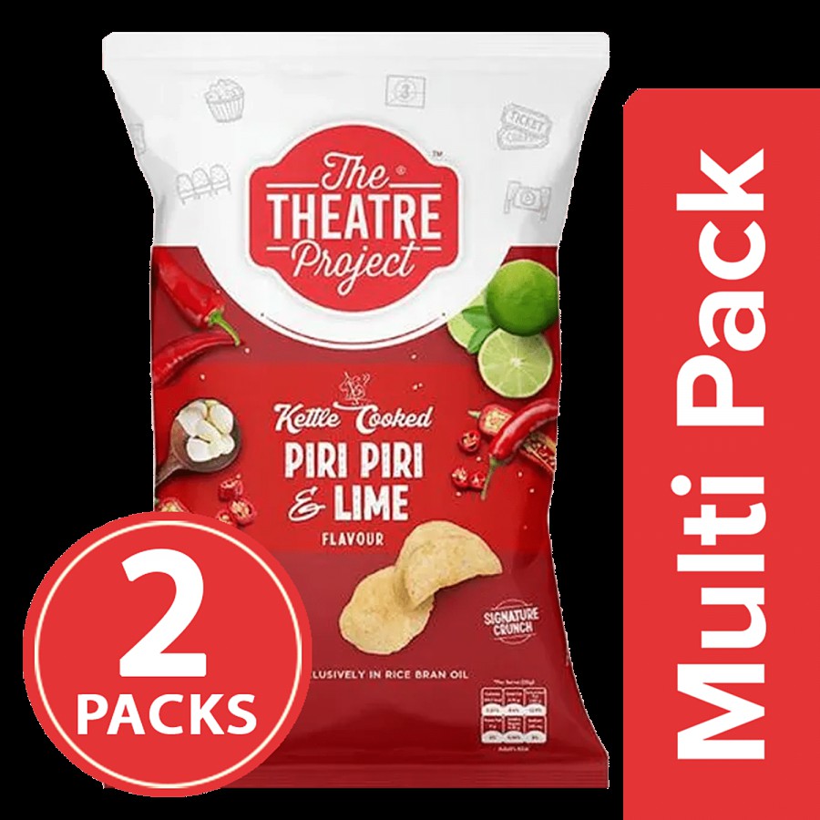 The Theatre Project Kettle Cooked Potato Chips - Piri Piri & Lime