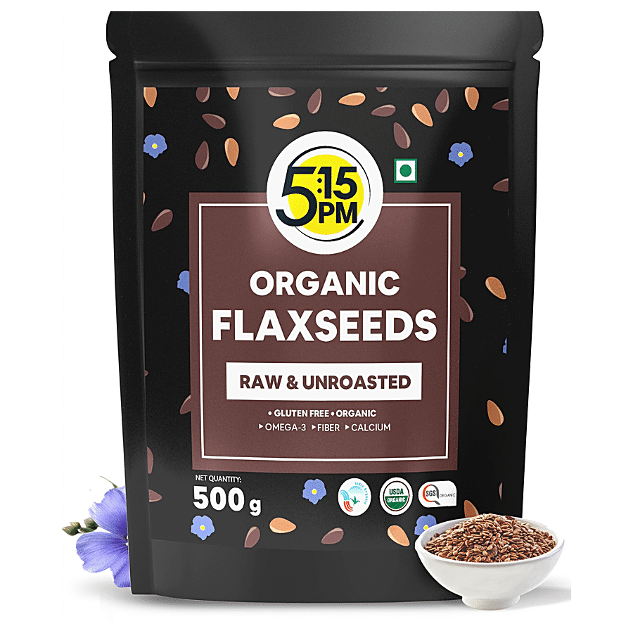 5:15PM Organic Flaxseeds - Raw